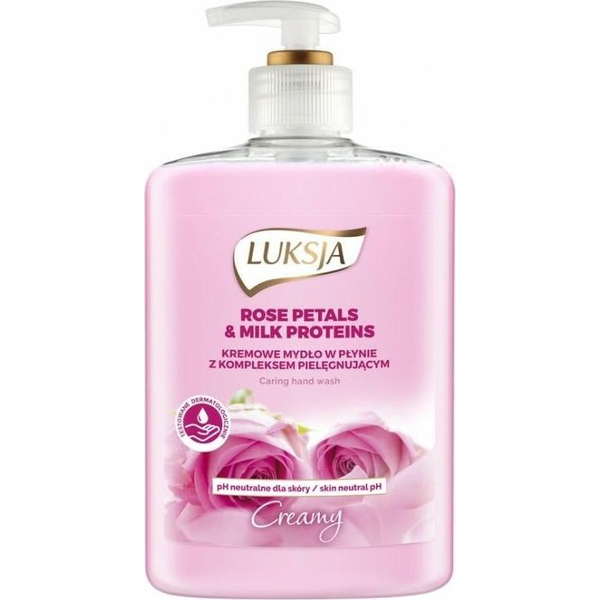  Luksja Mydło w płynie Płatki Róż 500ml