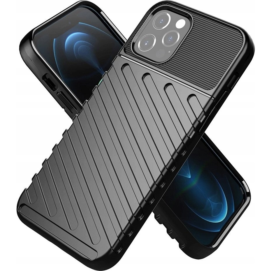 Forcell Thunder hátlap tok Apple iPhone 13 Pro, fekete (5903396123825)