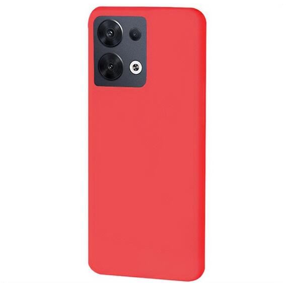 Gigapack Oppo Reno 8 szilikon tok matt piros (GP-141728) (GP-141728)