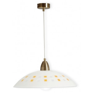 Klausen KL3359 Patio D400/S Függő Mennyezeti Lámpatest - Fehér (KL-3359)