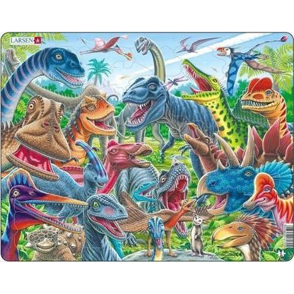 Larsen Maxi CZ4 puzzel Vormpuzzel 43 stuk(s) Dieren