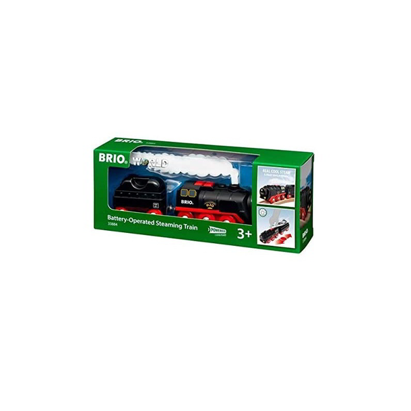 BRIO Akkumulátoros Játék gőzmozdony víztartállyal