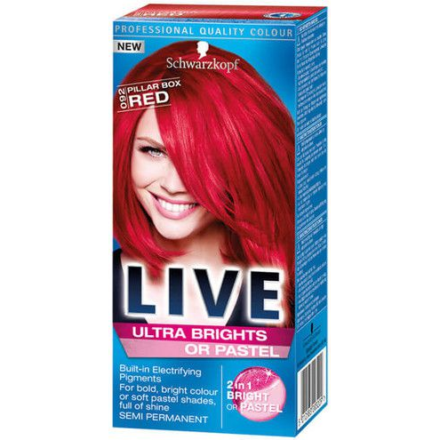 Schwarzkopf Live Color hajszínező - 92 piros (1 db) (68069099)