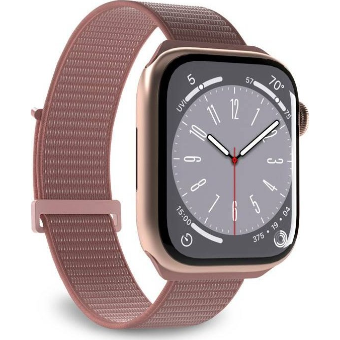 Puro Apple Watch 38/40/41mm Sportos Szövet Okosóra szíj - Rózsaszín (PUR644)