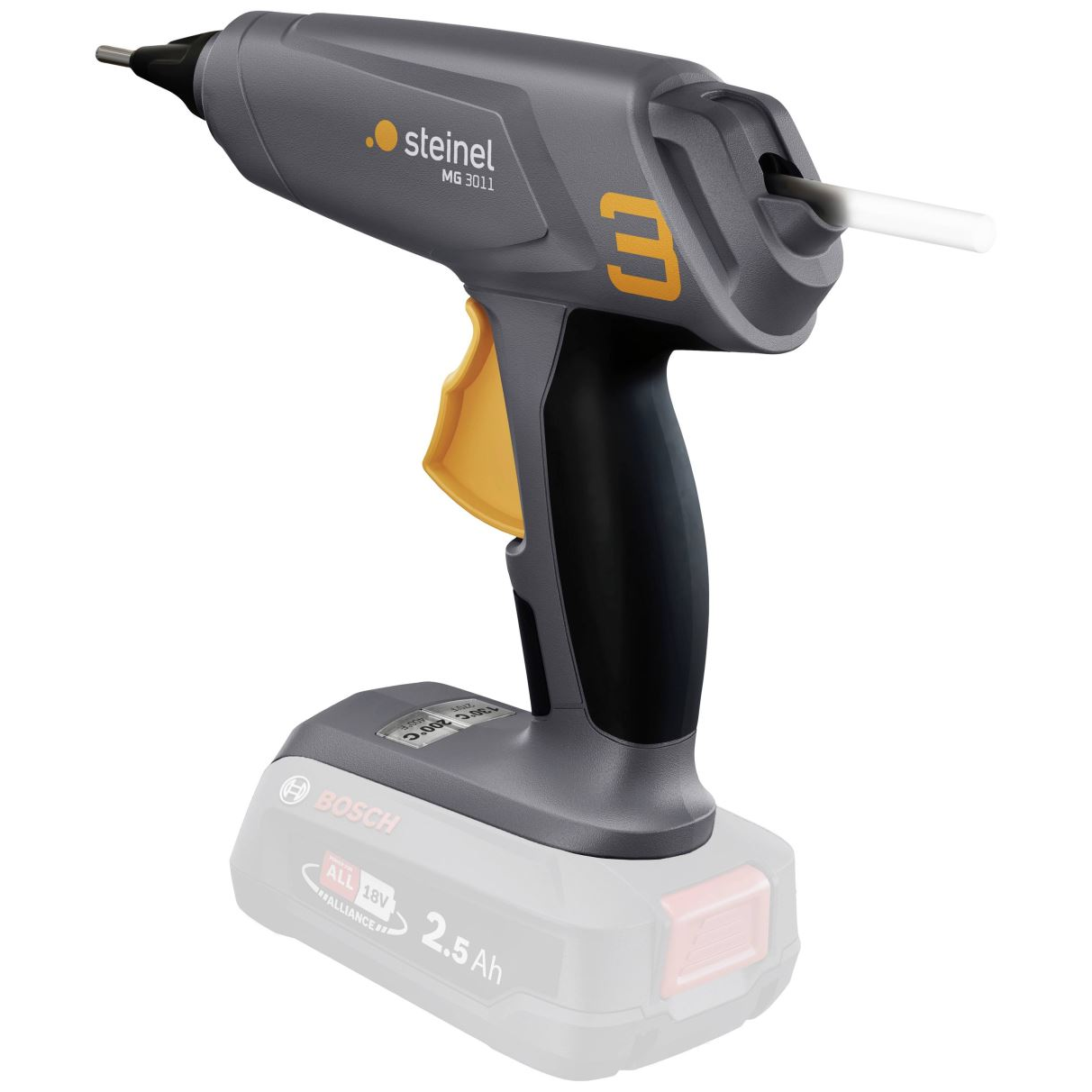 Steinel Gluemobile 3011 FS ragasztópisztoly akku nélkül 11mm 18V (069001) (069001)