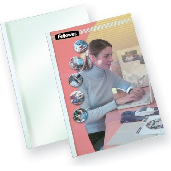Fellowes Thermobindemappe Standard 12mm weiss 100PK