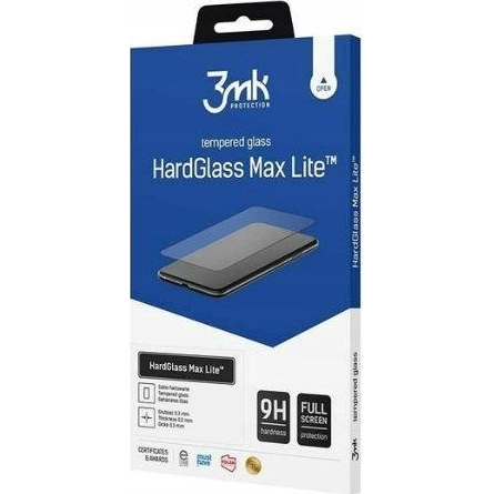 3mk HardGlass Max Lite edzett üvegfólia 9H Fekete Motorola Moto G54/Power Edition ( )