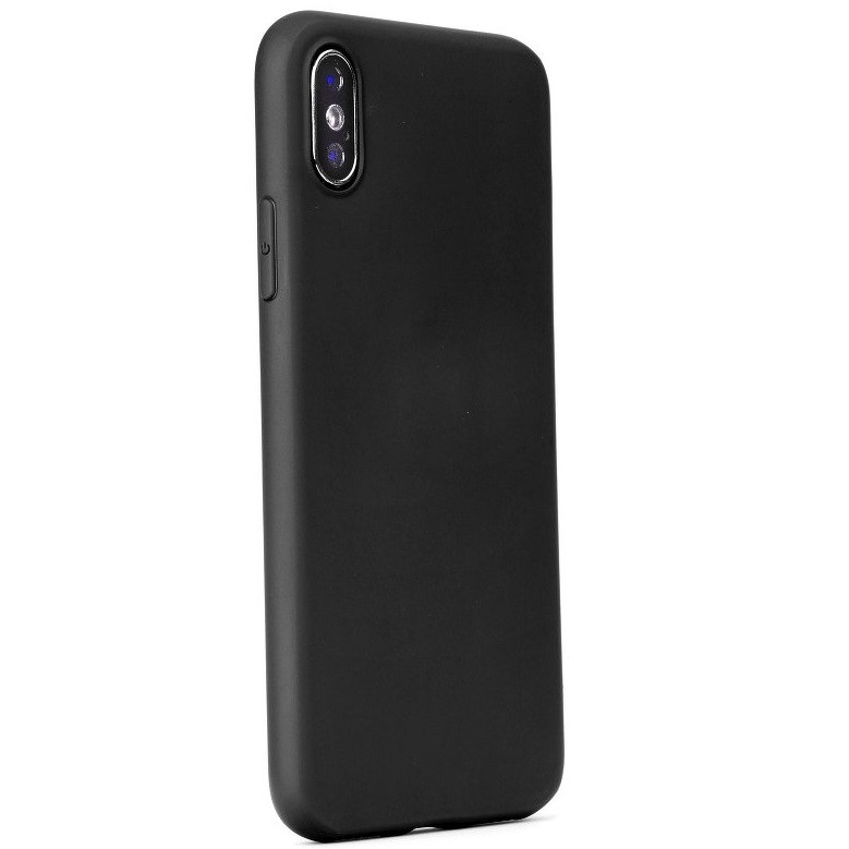 Samsung Galaxy M31 SM-M315F, Szilikon tok, Forcell Soft, fekete (92722)