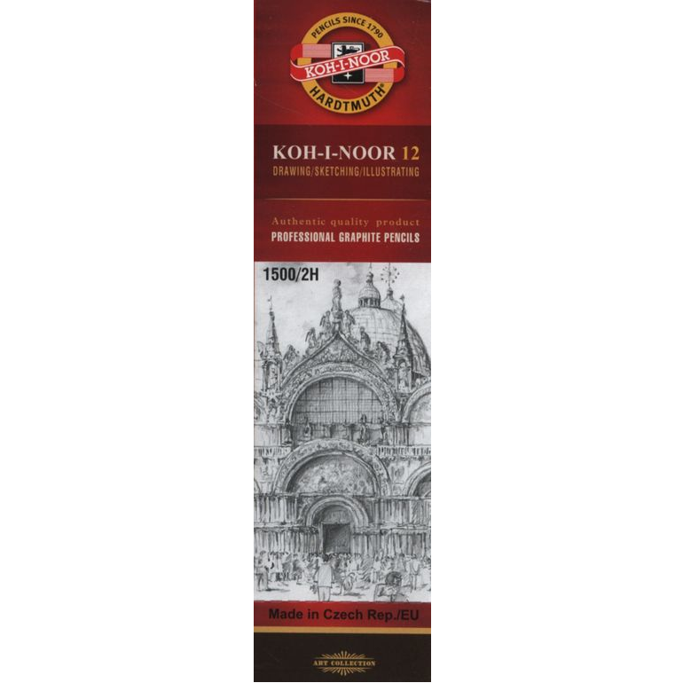 Koh-i-Noor 1500 Hatszögletű "2H" Grafitceruza (12db/csomag) (WIKR-061007)