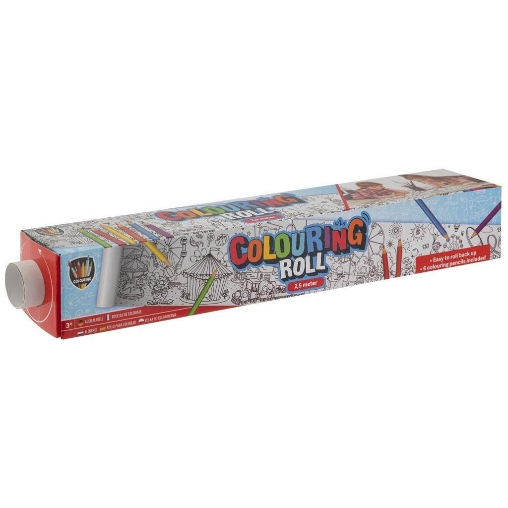 Grafix 2,5 méteres színezhető tekercsposzter ceruzákkal (8715427118680)