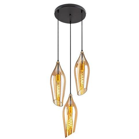 Rabalux 72203 BELLINI Függeszték, 100 cm, fekete-borostyánsárga (SKL000451400)