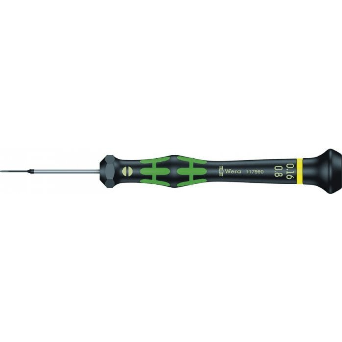 Elektronika- és finommechanika Egyenes pengéjű csavarhúzó Wera 2035 05118000001 Pengeszélesség: 1.2 mm Penge hossz: 40 mm (05118000001)