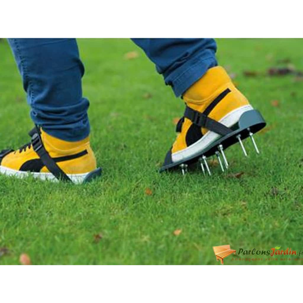 Nature Sandale pentru aerare gazon, verde