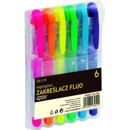 Szövegkiemelő GRAND GR-219 6 Darabos (192667)