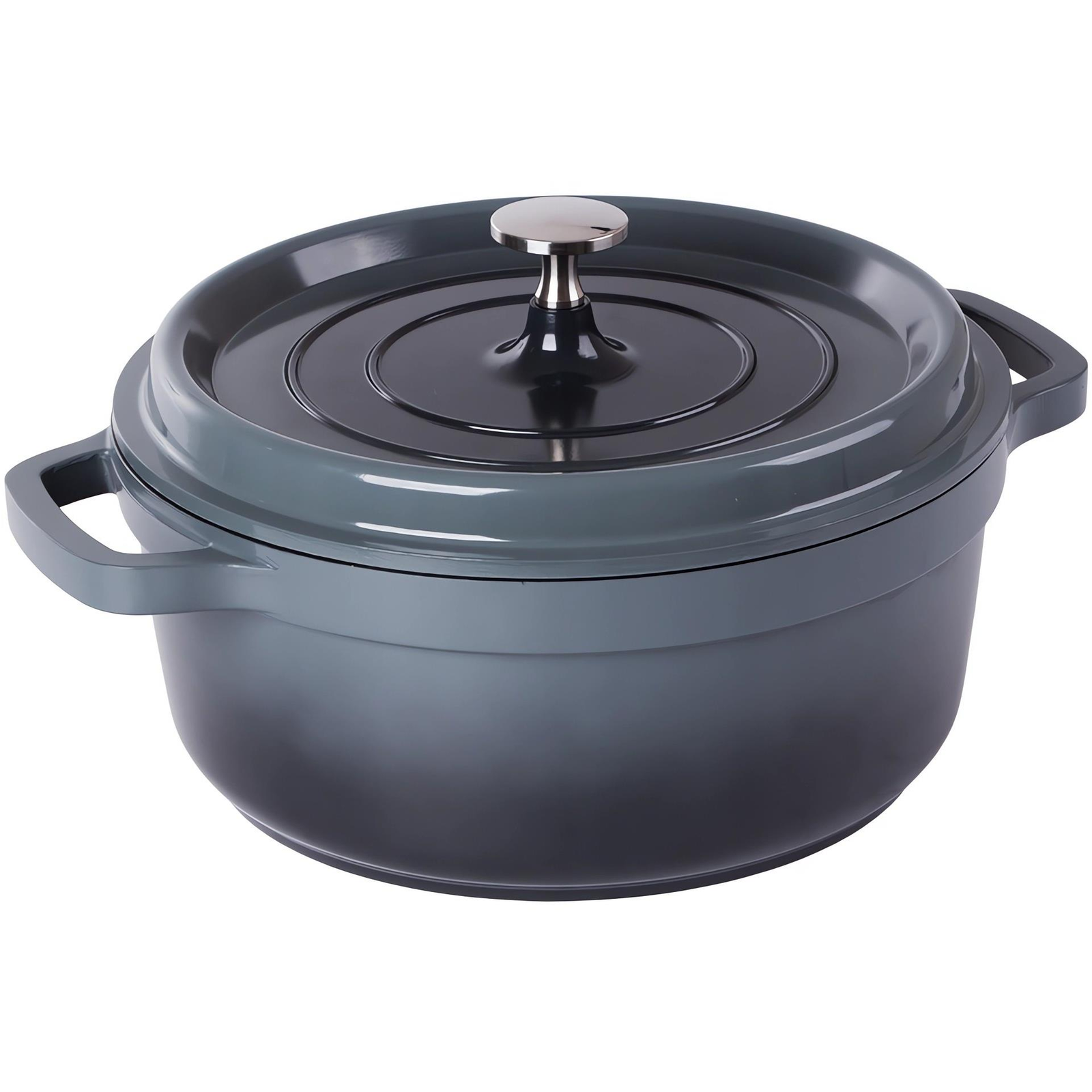 KingStyle Pot with lid with non-stick surface 4 l grey (53610)
