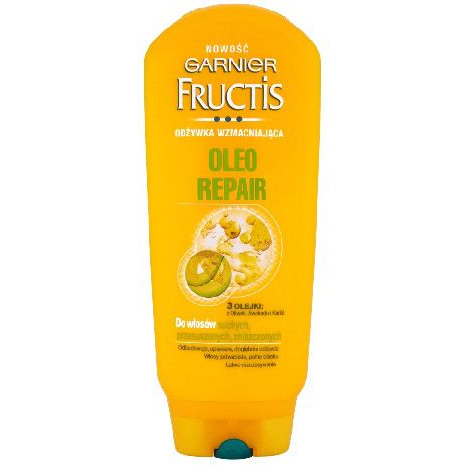 Garnier Fructis Olje Repair 3 Krepitev Balzam za Suhe in Krhke Lase, 200 ml