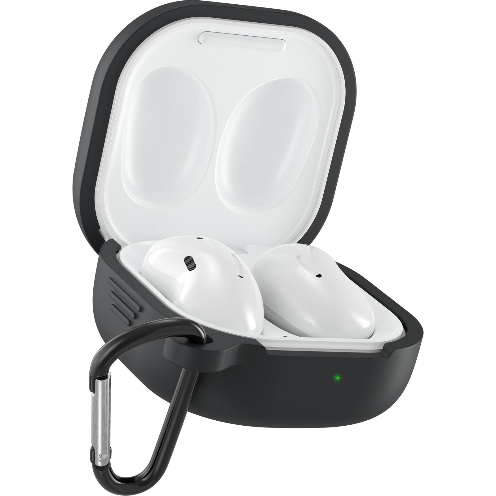 AlzaGuard Premium Silicone Case Samsung Galaxy Buds Live / Pro / FE / 2 / 2 Pro fekete tok (AGD-SCS002B)