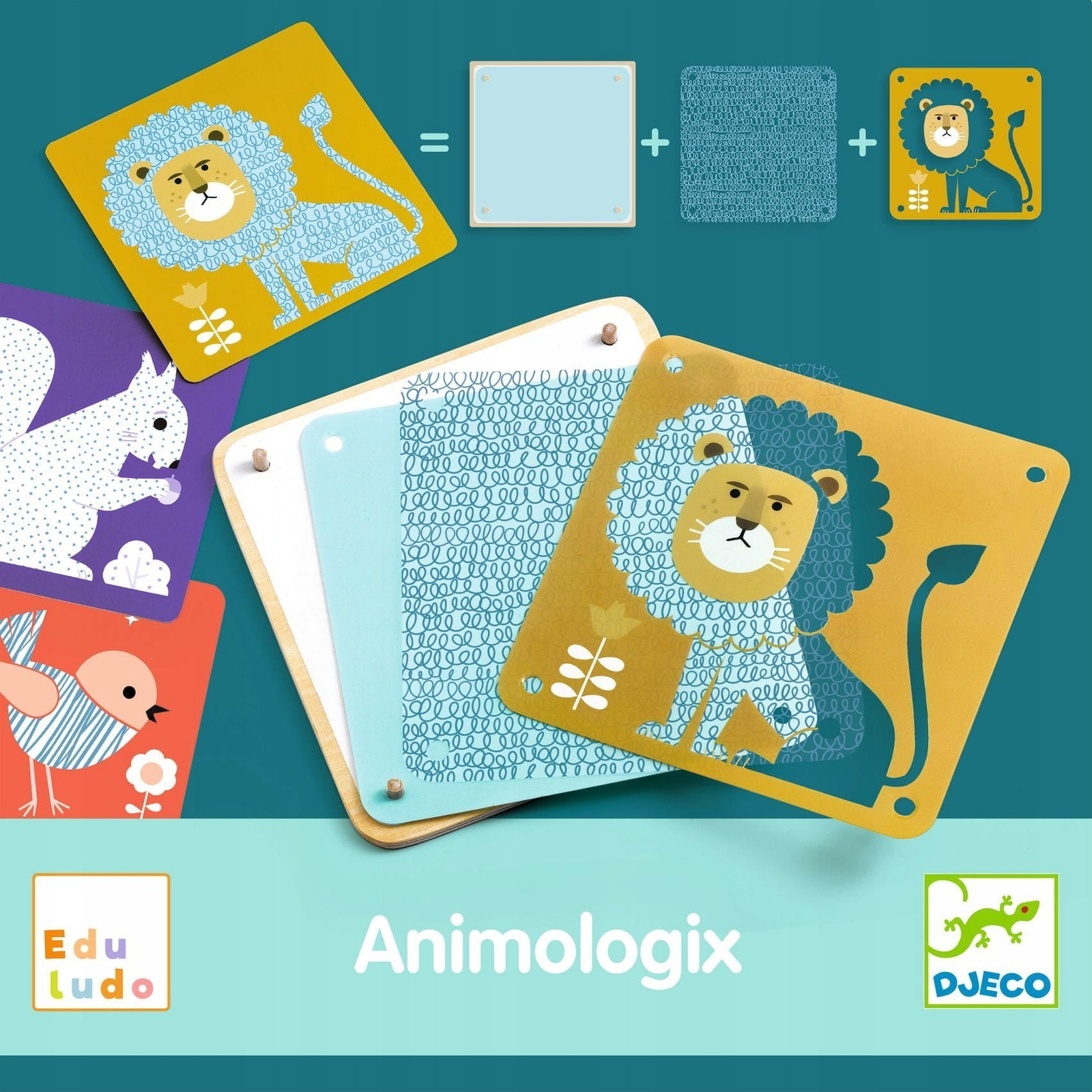 Djeco Eduludo Animologix - Állati Tervezés Fejlesztőjáték (DJ08261)