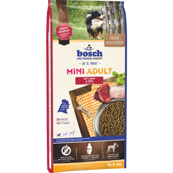 Bosch 52050015 száraz kutyaeledel 15 kg Felnőtt Bárányhús, Rizs