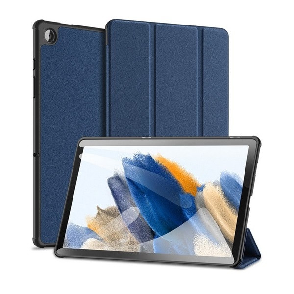 Samsung Galaxy Tab A9 Plus (11.0) SM-X210 / X215 / X216B, mappa tok, Trifold, Dux Ducis Domo, sötétkék (RS150494)