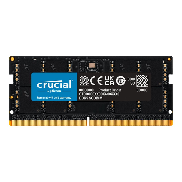 SODIMM 32GB DDR5/4800 CL40 Crucial