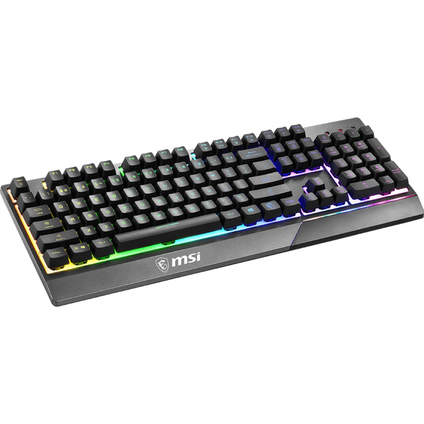 MSI Vigor GK30 tastatur Spil USB QWERTY US International Sort
