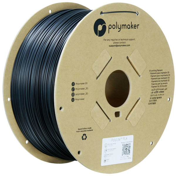 PLA 1,75mm BLACK 3kg