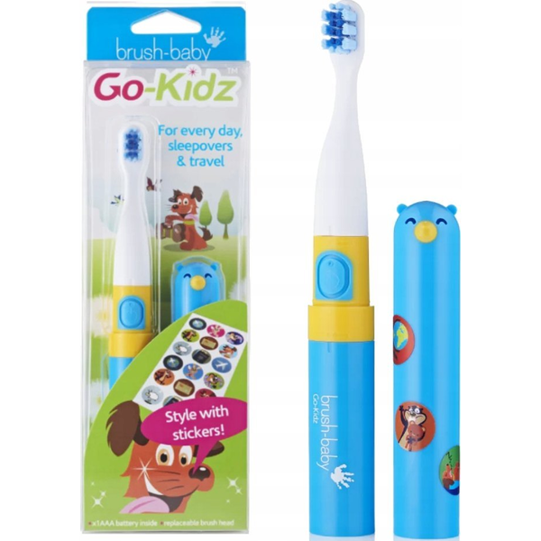 Szczoteczka Brush-baby GO-KIDZ Pink/Blue
