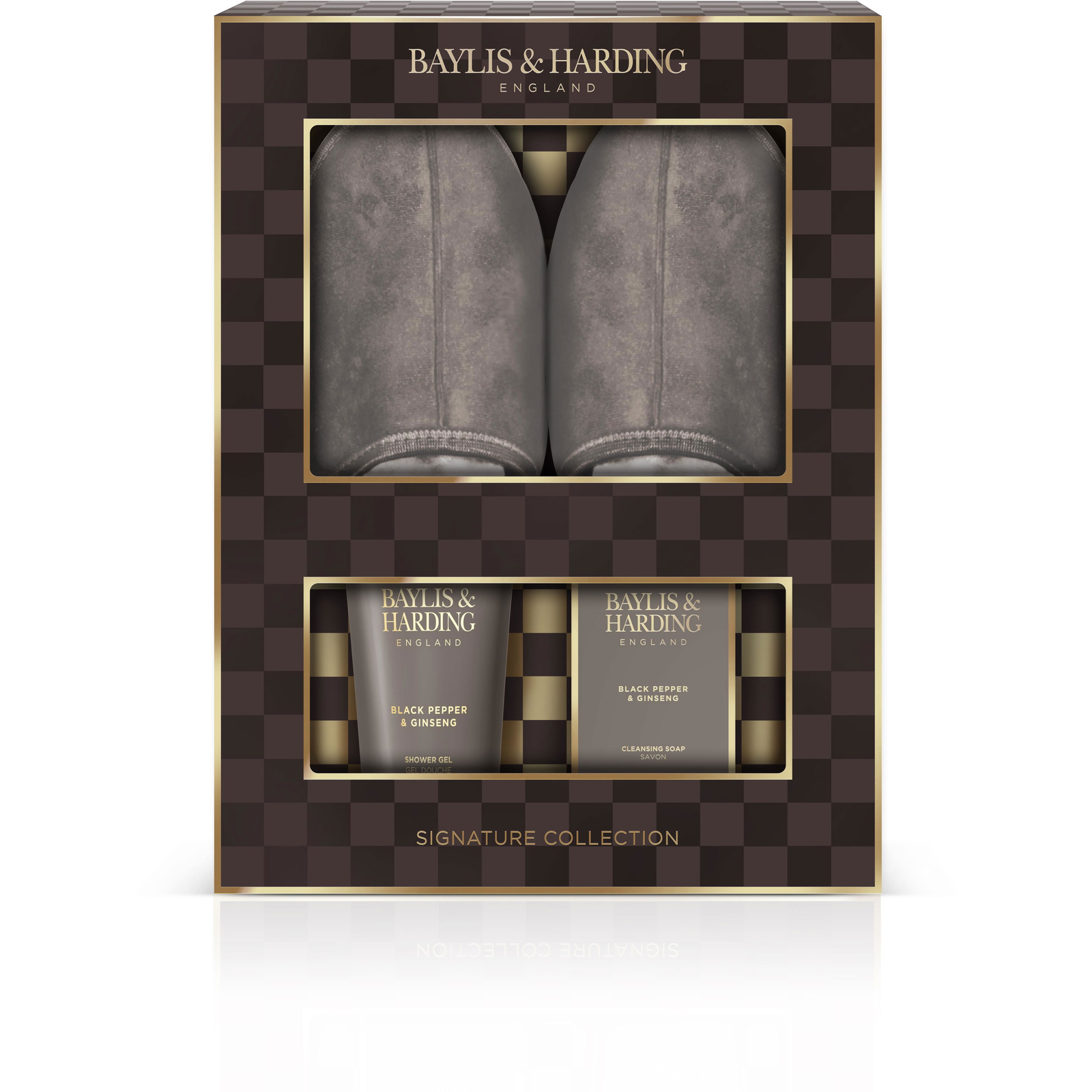 BAYLIS & HARDING testápoló ajándék szett, Fekete bors & Ginzeng 140 ml (017854118096)