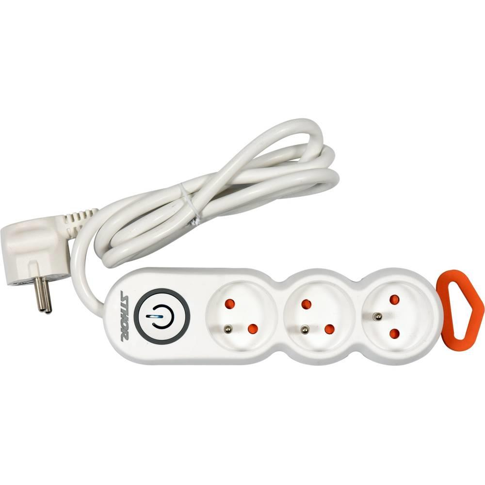 VOREL irodai hosszabbító kábel, 3 csatlakozó, 1,5 m (5906083071430)