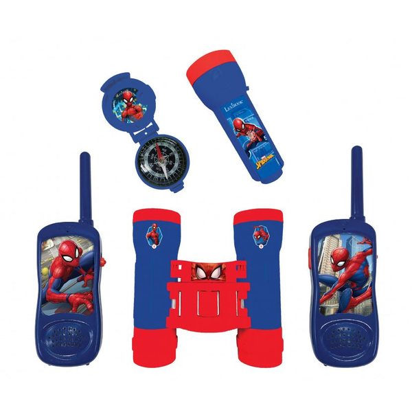 Lexibook Pókember kalandszett (adó-vevő, távcső, iránytű, elemlámpa) (GL5003)