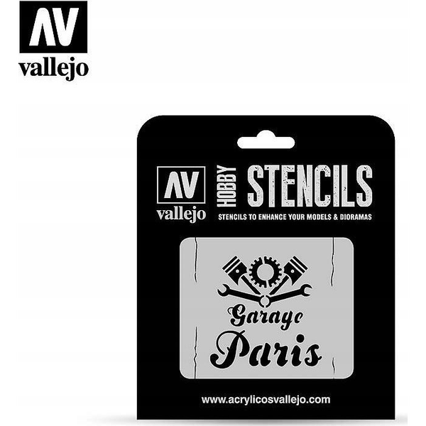  Vallejo Vallejo: Stencils - Vintage Garage Sign