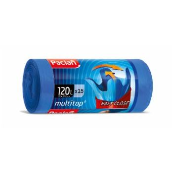 Paclan Worki na śmieci MULTITOP 120L 15SZT  (134900)