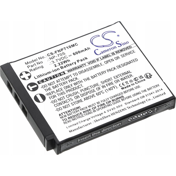 Akumulator Kf Akumulator Bateria typ NP-70S NP70S do Fuji Fujifilm Instax Mini 99 Mini99 / CS-FNP710MC