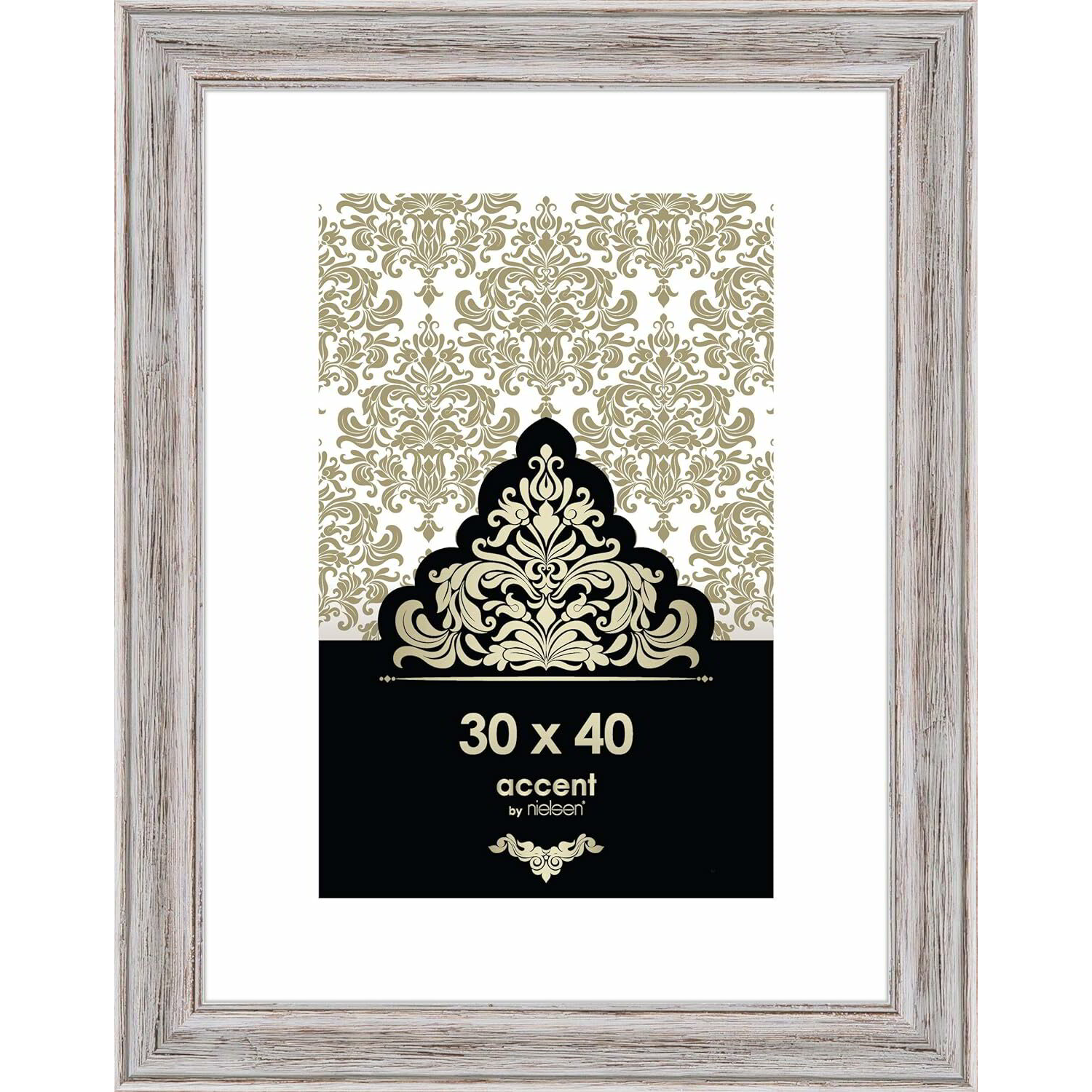 Nielsen 3231001 Accent Vintage 34x44 Képkeret - Fehér (3231001)