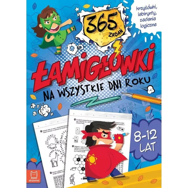 Aksjomat Rejtvény Gyűjtemény 365 Feladat 8-12 Év