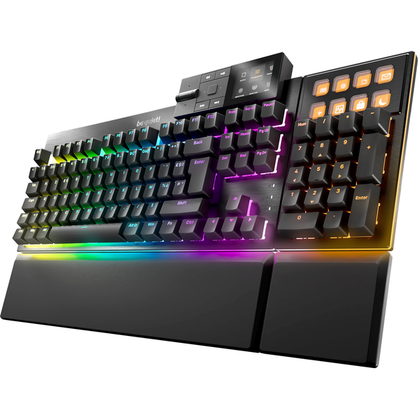 be quiet! Dark Mount Silent Linear FR ISO tastatur Spil USB AZERTY Fransk Sort
