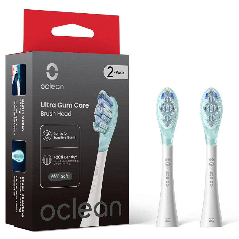 Oclean Ultra Gum Care Elektromos fogkefe Pótfej - Fehér (2db) (OCL557008)