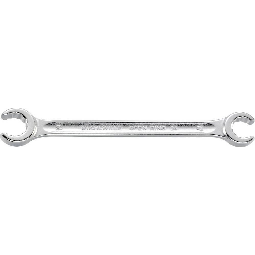 Stahlwille 41082224 24 22 X 24 Nyitott kettős gyűrűskulcs Kulcsszélesség (metrikus) 22 - 24 mm (41082224)