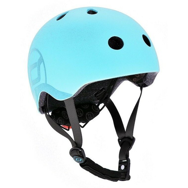 Scoot & Ride Bluberry Kerékpáros Sisak - Világoskék (S-M 51-55cm)