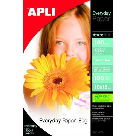 APLI Fotópapír "Everyday" 10x15cm 180g 100db fényes (11476) (11476)