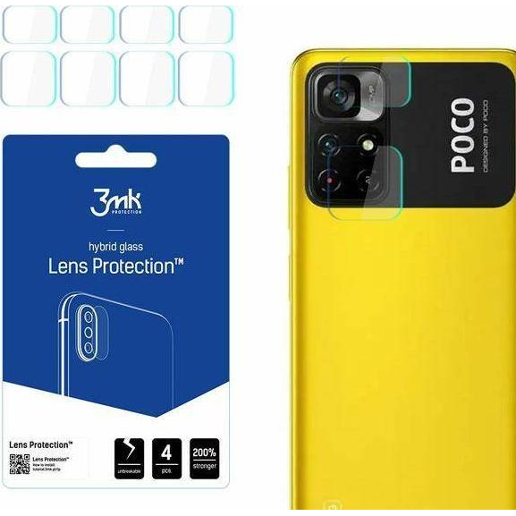 Hybridní Sklo 3MK pro Xiaomi POCO M4 Pro 4 ks