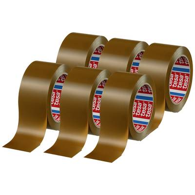 Tesa pack 4124 PVC (04124-00096-00) Csomagolószalag pack® 4124 Barna (H x Sz) 66 m x 50 mm 6 db (04124-00096-00)