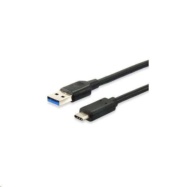 Equip 12834107 cabluri USB 1 m USB 3.2 Gen 2 (3.1 Gen 2) USB A USB C Negru