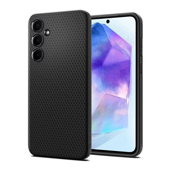Spigen Liquid Air Samsung Galaxy A55 5G Tok - Fekete (ACS07526)