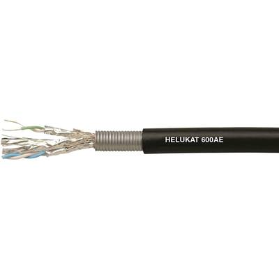 Helukabel 802168 Hálózati kábel CAT 7 S/STP 4 x 2 x 0.58 mm2 Fekete méteráru