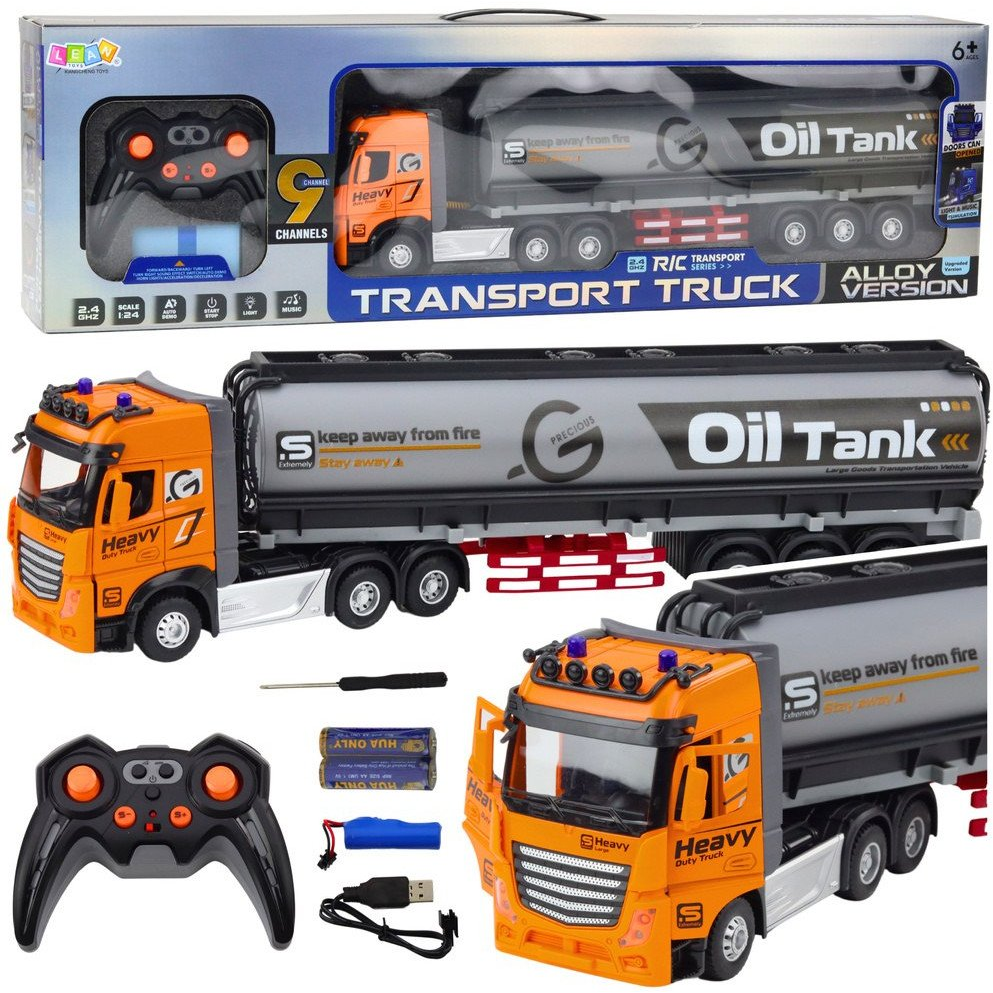 Rc Fuel Tanker Távirányítós Lámpák Hangok 1:24  22933