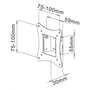 Techly ICA-LCD-900 76,2 cm (30") Negru