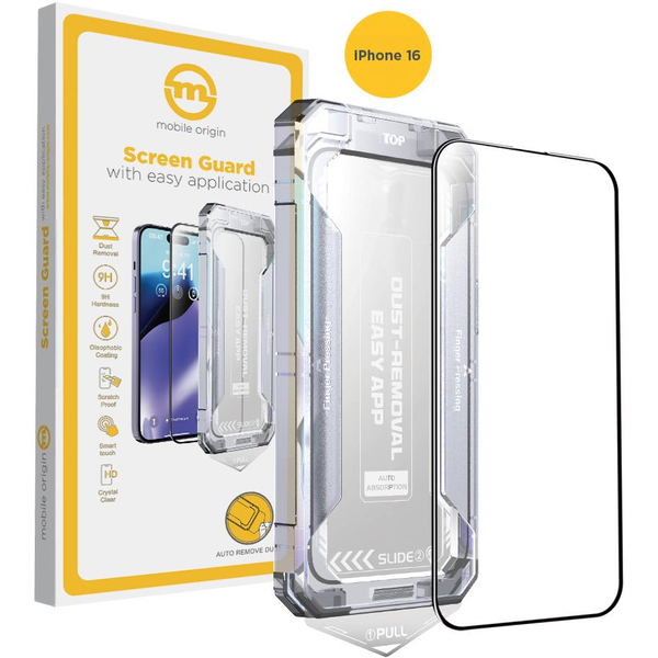 Tvrzené sklo Mobile Origin pro Apple iPhone 16 1 ks