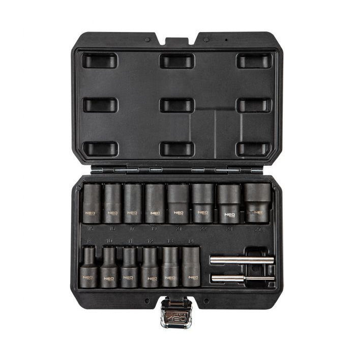 NEO Tools 11-920 Törtcsavarkihajtó készlet 16db 1/2